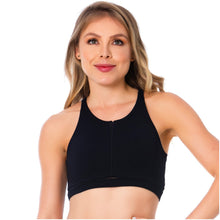 Load image into Gallery viewer, FlexMee 902035 Racerback Black Sports Bra