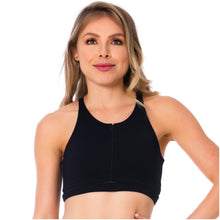 Load image into Gallery viewer, FlexMee 902035 Racerback Black Sports Bra