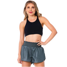Load image into Gallery viewer, FlexMee 902035 Racerback Black Sports Bra