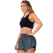 Load image into Gallery viewer, FlexMee 902035 Racerback Black Sports Bra