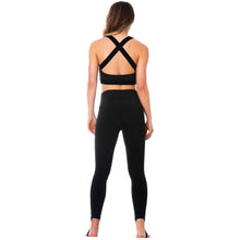 Load image into Gallery viewer, FlexMee 902036 Criss-Cross Black Sports Bra