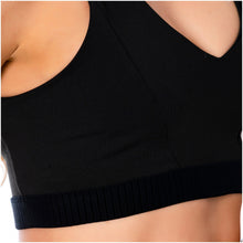 Load image into Gallery viewer, FlexMee 902036 Criss-Cross Black Sports Bra