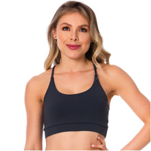 Load image into Gallery viewer, FLEXMEE  902037 2020-1 Gray T-Back Gym Bra