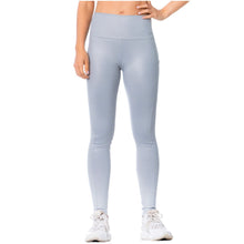 Load image into Gallery viewer, FLEXMEE 946137 High-Rise Shimmer Silver Sports Leggings