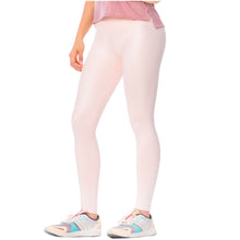 Load image into Gallery viewer, FLEXMEE 946164 High-Rise Shimmer Pink Sports Leggings