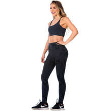 Load image into Gallery viewer, FLEXMEE  946171 High-Waisted Tummy Control Gray Leggings