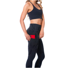 Load image into Gallery viewer, FLEXMEE  946171 High-Waisted Tummy Control Gray Leggings