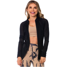 Load image into Gallery viewer, FLEXMEE 980010 See-Through Black Sports Jacket