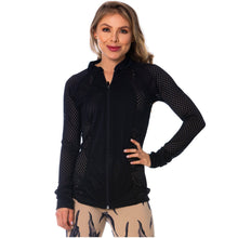 Load image into Gallery viewer, FLEXMEE 980010 See-Through Black Sports Jacket