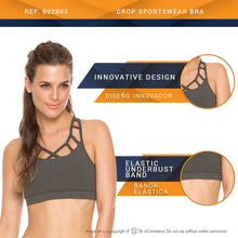 Load image into Gallery viewer, Flexmee 902803 Crop Top Racerbarck Bra for Women | Supplex - Pal Negocio