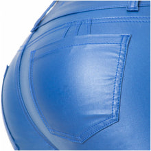 Load image into Gallery viewer, LOWLA 0719 | Faux Leather Mid Rise Jeans for Women - Pal Negocio