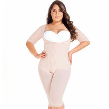Load image into Gallery viewer, Fajas MariaE 9142 | Long Sleeve Postoperative Shapewear With Over Bust Strap | After Pregnancy Compression Garment - Pal Negocio