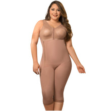 Load image into Gallery viewer, Fajas MariaE 9282 | Postoperative Shapewear with Bra | Side Zipper Knee Length - Pal Negocio