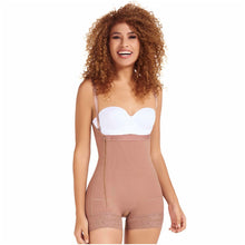 Load image into Gallery viewer, Fajas MariaE 9633 | Postpartum Boyshort Body Shaper for Women | Strapless with Side Zipper - Pal Negocio