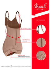 Load image into Gallery viewer, Fajas MariaE 9235 | Colombian Body Shaper Butt Lifting Postpartum Girdle Shapewear for Women | Open Bust for Daily Use - Pal Negocio