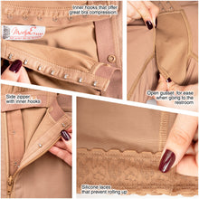Load image into Gallery viewer, Fajas MariaE 9282 | Postoperative Shapewear with Bra | Side Zipper Knee Length - Pal Negocio