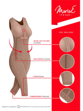Load image into Gallery viewer, Fajas MariaE 9282 | Postoperative Shapewear with Bra | Side Zipper Knee Length - Pal Negocio