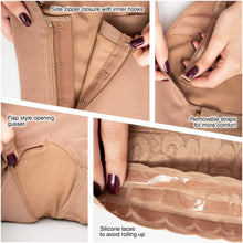 Load image into Gallery viewer, Fajas MariaE 9633 | Postpartum Boyshort Body Shaper for Women | Strapless with Side Zipper - Pal Negocio