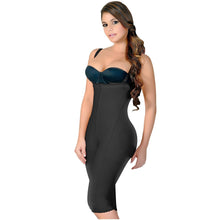 Load image into Gallery viewer, Fajas Salome 0213 | Post Surgery Butt Lifter Full Bodysuit | Open Bust Knee Length Body Shaper for Women | Powernet - Pal Negocio
