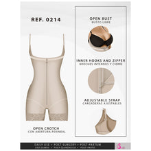 Load image into Gallery viewer, Fajas Salome 0214 | Mid Thigh Strapless Body Shaper for Dresses | Tummy Control & Butt Lifting Shapewear for Dress - Pal Negocio