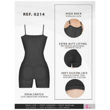Load image into Gallery viewer, Fajas Salome 0214 | Mid Thigh Strapless Body Shaper for Dresses | Tummy Control & Butt Lifting Shapewear for Dress - Pal Negocio