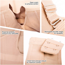Load image into Gallery viewer, Fajas Salome 0217 | Mid Thigh Firm Compression Full Body Shaper for Women | Butt Lifter Open Bust Postpartum Bodysuit | Powernet - Pal Negocio