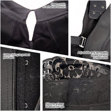 Load image into Gallery viewer, Fajas Salome 0217 | Mid Thigh Firm Compression Full Body Shaper for Women | Butt Lifter Open Bust Postpartum Bodysuit | Powernet - Pal Negocio