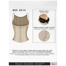 Load image into Gallery viewer, Fajas Salome 0313 | Waist Trainer Vest Tummy Control Compression Garment for Women | Colombian Body Shaper for Daily Use  - Pal Negocio