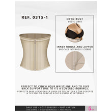 Load image into Gallery viewer, Fajas Salome 0315-1 | Waist Cincher Trainer for Women | Colombian Body Shaper for Daily Use | Powernet - Pal Negocio