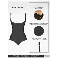 Load image into Gallery viewer, Fajas Salome 0351 | Open Bust Thong Tummy Control Shapewear for Women | Powernet - Pal Negocio
