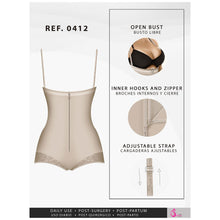 Load image into Gallery viewer, Fajas Salome 0412 | Strapless Butt Lifting Shapewear Girdle for Dresses | Daily Use Body Shaper - Pal Negocio