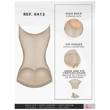 Load image into Gallery viewer, Fajas Salome 0413| Butt Lifter Tummy Control Shapewear for Women | Open Bust Hiphugger Bodysuit | Powernet - Pal Negocio