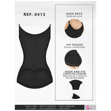 Load image into Gallery viewer, Fajas Salome 0413| Butt Lifter Tummy Control Shapewear for Women | Open Bust Hiphugger Bodysuit | Powernet - Pal Negocio