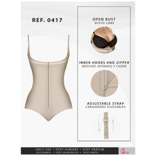 Load image into Gallery viewer, Fajas Salome 0417 | Open Bust Tummy Control Butt Lifter Shapewear for Women | Hiphugger Daily Use Body Shaper | Powernet - Pal Negocio