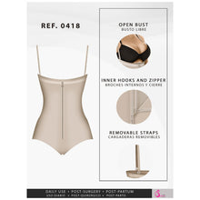 Load image into Gallery viewer, Fajas Salome 0418 | Strapless Butt Lifter Panty Bodysuit | Open-Bust Tummy Control Shapewear for Women | Powernet - Pal Negocio