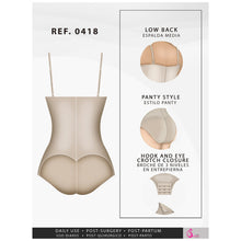 Load image into Gallery viewer, Fajas Salome 0418 | Strapless Butt Lifter Panty Bodysuit | Open-Bust Tummy Control Shapewear for Women | Powernet - Pal Negocio