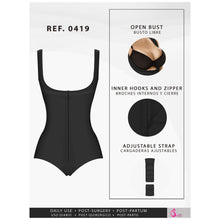 Load image into Gallery viewer, Fajas Salome 0419 | Butt Lifter Hiphugger Mid Thigh Body Shaper | Open Bust Tummy Control Shapewear for Women | Powernet - Pal Negocio