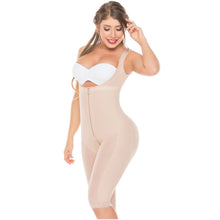 Load image into Gallery viewer, Fajas Salome 0518 | Stage 1 Post Surgery Bodysuit | Knee Length Full Body Shaper for Women | Powernet - Pal Negocio