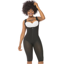 Load image into Gallery viewer, Fajas Salome 0517 | Post Surgery Stage 1 Butt Lifter Full Bodysuit | Open Bust Knee Length Body Shaper for Women | Powernet - Pal Negocio
