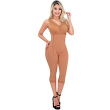 Load image into Gallery viewer, Fajas SONRYSE 010 | Colombian Shapewear Knee Lenght with Built-in bra & High Back | Post Surgery and Postpartum Use - Pal Negocio