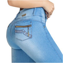 Load image into Gallery viewer, DRAXY 1317 Colombian Skinny Wide Waistband Denim Butt lifter Jeans - Pal Negocio
