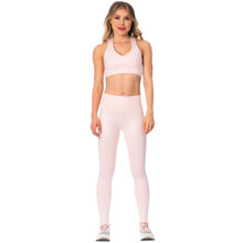 Load image into Gallery viewer, FLEXMEE 902032 Criss-Cross Pink Sports Bra

