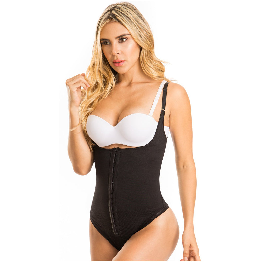 LT. Rose 21827 | Open Bust Thong Bodysuit Adjustable Straps fow Women | Daily Use - Pal Negocio