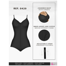 Load image into Gallery viewer, Fajas Salome 0420 | Hiphugger Body Shaper with Bra | Butt Lifter Tummy Control Shapewear for Women | Powernet - Pal Negocio
