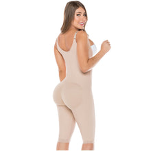 Load image into Gallery viewer, Fajas Salome 0516 | Post Surgery Postpartum Butt Lifter Full Bodysuit | Open Bust Knee Length Body Shaper for Women | Powernet - Pal Negocio
