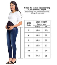 Load image into Gallery viewer, Lowla 219900 | Maternity Skinny Jeans with Baby Bump Elastic Band - Pal Negocio
